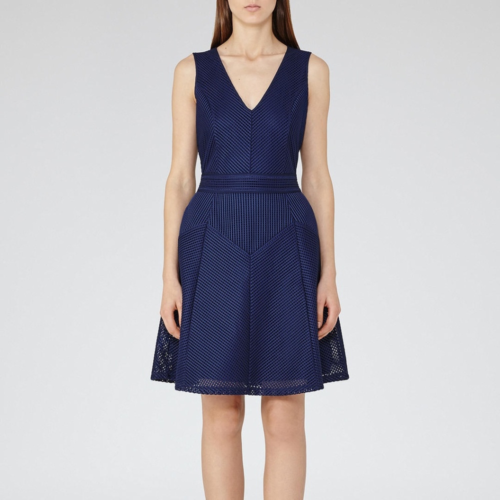 REISS Textured Dress SZ 4